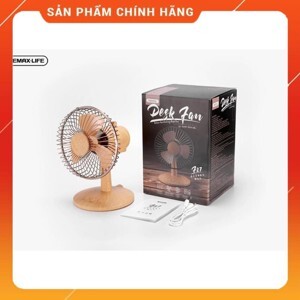 Quạt Mini Vân Gỗ Remax Desk Fan FN17