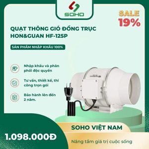 Quạt ống thông gió Hon&Guan HF-125P