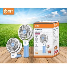 Quạt sạc cầm tay Comet CRF0904