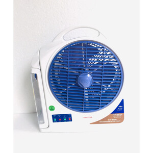 Quạt sạc Kentom KT9100 loại 2 bình