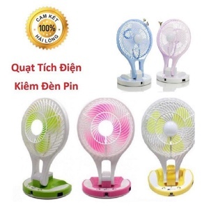 Quạt sạc kiêm đèn sạc đa chức năng Plo JR-5580