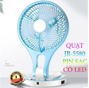 Quạt sạc kiêm đèn sạc đa chức năng Plo JR-5580