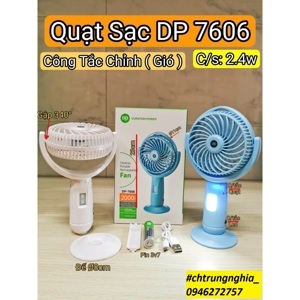 Quạt Sạc Mini DP-7606