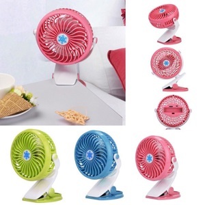 Quạt Sạc Mini Kẹp Bàn Nhỏ Gọn Cực Mát ML-F168