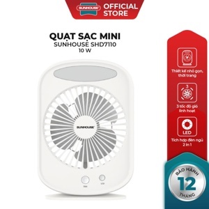 Quạt sạc Sunhouse SHD7110
