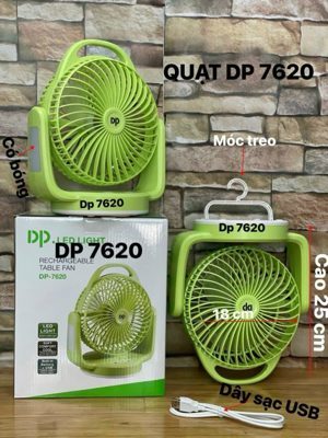 Quạt sạc tích điện DP-7620