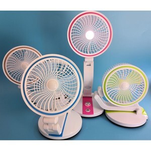 Quạt sạc tích điện gập nhiều tư thế LR-2018