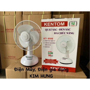 Quạt sạc tích điện Kentom KT-9500