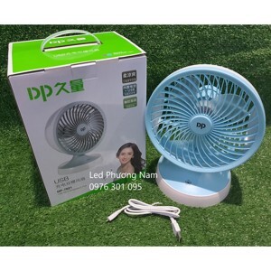 Quạt sạc tích hợp dây sạc đa năng DP-7621