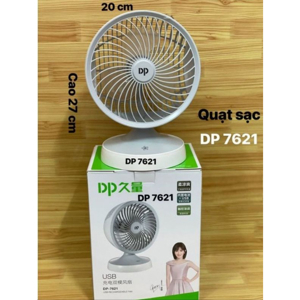 Quạt sạc tích hợp dây sạc đa năng DP-7621