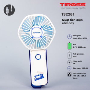 Quạt sạc Tiross TS2281