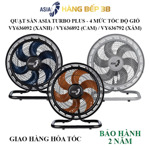 Quạt sàn Asia Turbo Plus VY636092