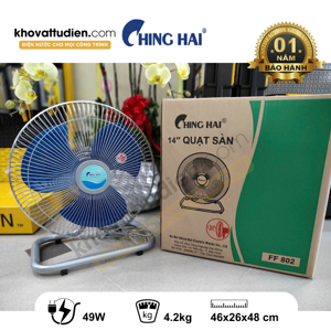 Quạt sàn chân quỳ Ching Hai FF802