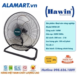 Quạt sàn chân quỳ công nghiệp Hawin20 HF20-50