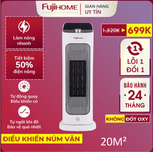 Quạt sưởi gốm để bàn Fujihome FH1000