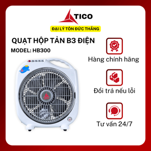 Quạt tản hộp Tico B300
