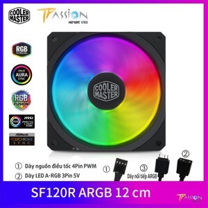 Quạt tản nhiệt Cooler Master SF120R ARGB