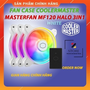 Quạt tản nhiệt CoolerMaster MasterFan MF120 Halo 3in1