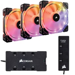 Quạt tản nhiệt Corsair HD120 (HD 120) RGB - 3 fans