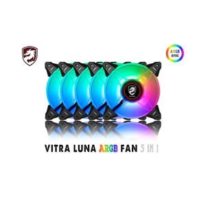 Quạt tản nhiệt Fan Case Vitra Luna A-RGB AURA SYNC 5 IN 1