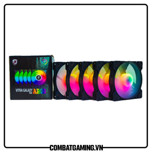 Quạt tản nhiệt Fan Case Vitra Luna A-RGB AURA SYNC 5 IN 1