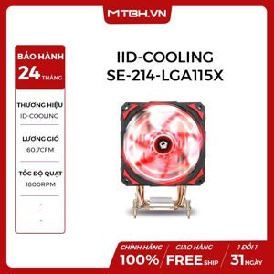 Quạt tản nhiệt khí CPU Id-Cooling SE-214-LGA115X