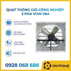 Quạt Thông Gió chuyển động trực tiếp IFan-28A