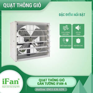 Quạt thông gió nhà xưởng trực tiếp IFan 24A