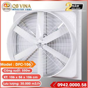 Quạt thông gió vuông Composite Soffnet DFC106