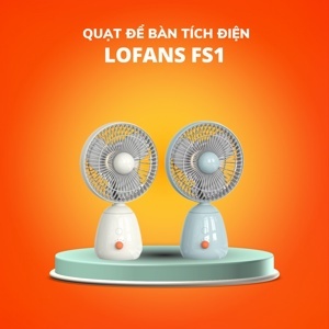 Quạt tích điện để bàn Xiaomi Lofan FS1