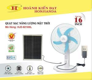 Quạt tích điện năng lượng mặt trời Honjianda HJD-8216NL