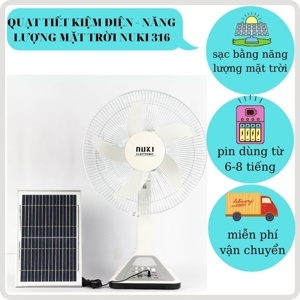 Quạt tích điện Nuki 3166