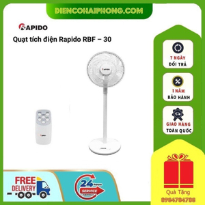 Quạt tích điện Rapido RBF-30