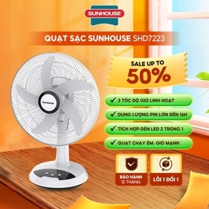 Quạt tích điện Sunhouse SHD7228