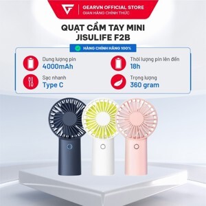 Quạt tích điện tỏa hương thơm Jisulife F2B