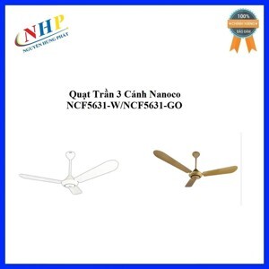 Quạt trần 3 cánh Nanoco NCF5631