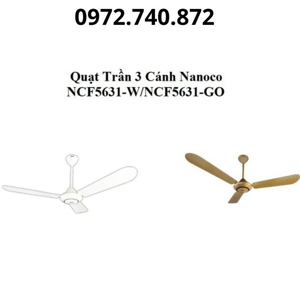 Quạt trần 3 cánh Nanoco NCF5631