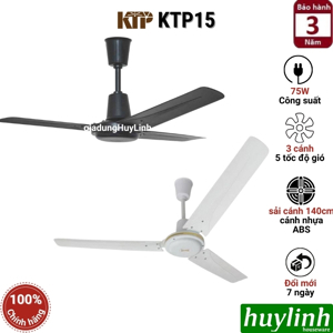 Quạt trần Kim Thuận Phong 3 cánh KTP 15