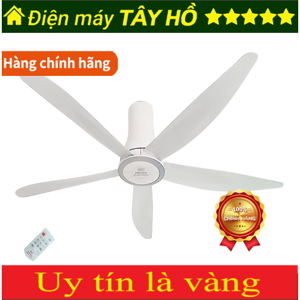 Quạt trần Điện Cơ 91 5 cánh QT1500ĐK5