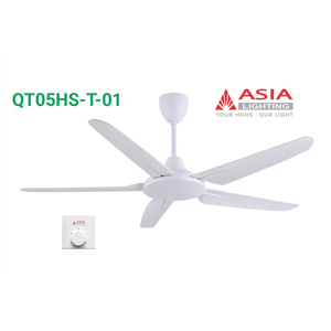 Quạt trần 5 cánh nhựa vân gỗ Asia QT05HS-G-01