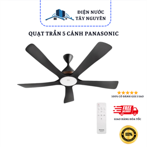 Quạt trần Panasonic 5 cánh F-60DGN