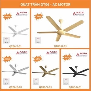 Quạt trần Asia 5 cánh QT06