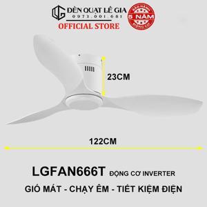 Quạt trần 3 cánh LGFAN666G