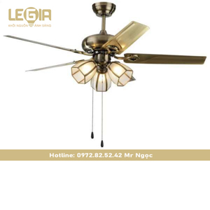 Quạt trần có đèn 5 cánh HT-530