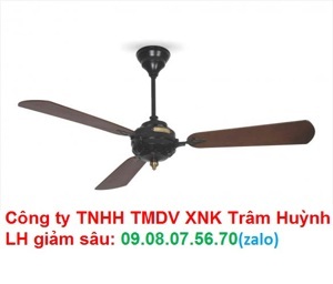 Quạt trần Sinwa 3 cánh S138-W - cánh gỗ