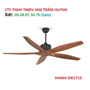 Quạt trần Sinwa 5 cánh SW1715