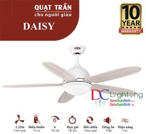 Quạt trần 5 cánh Daisy WH