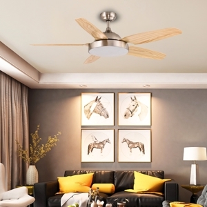 Quạt trần đèn DC Asia 5 cánh QT04-G-01