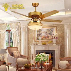 Quạt trần đèn 5 cánh GOLD 1027