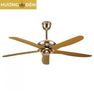 Quạt trần đèn 5 cánh sải rộng trang trí tân cổ điển QT-666